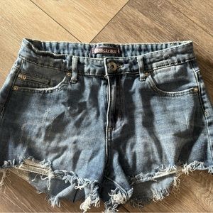 Tractor blu Jean shorts